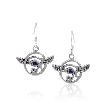 Winged Eye of Horus Earrings TER1566 - Jewelry